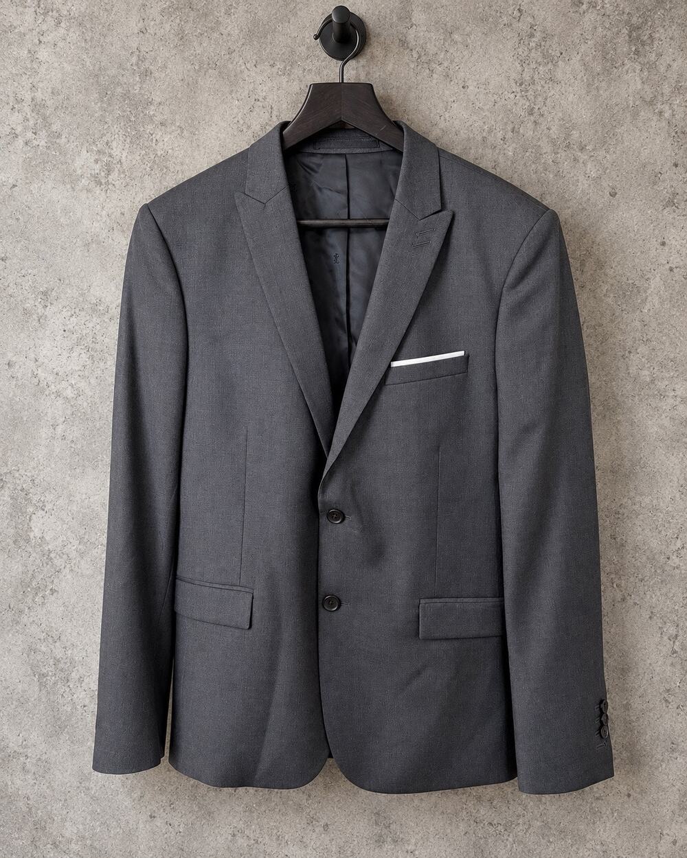 The Kooples Men’s 100% Wool Gray Fitted Blazer Size 50 (US 42)